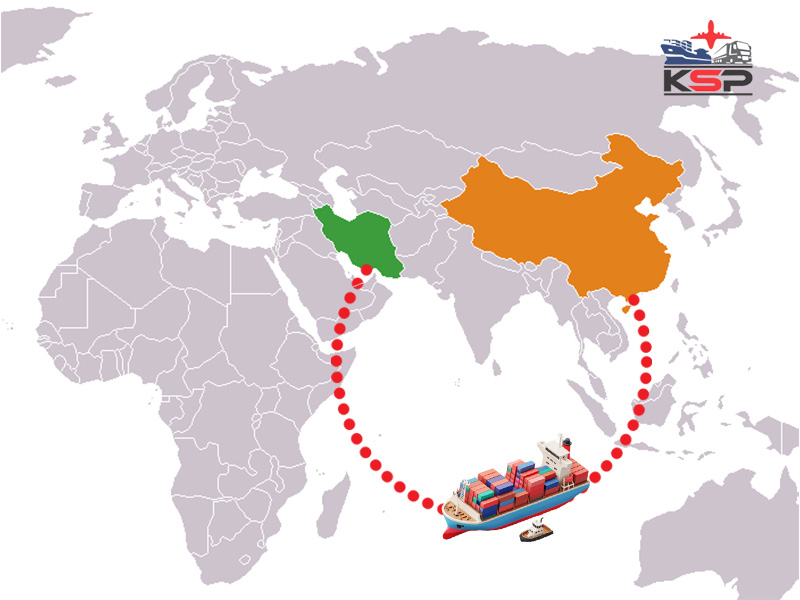 مراحل حمل دریایی از چین