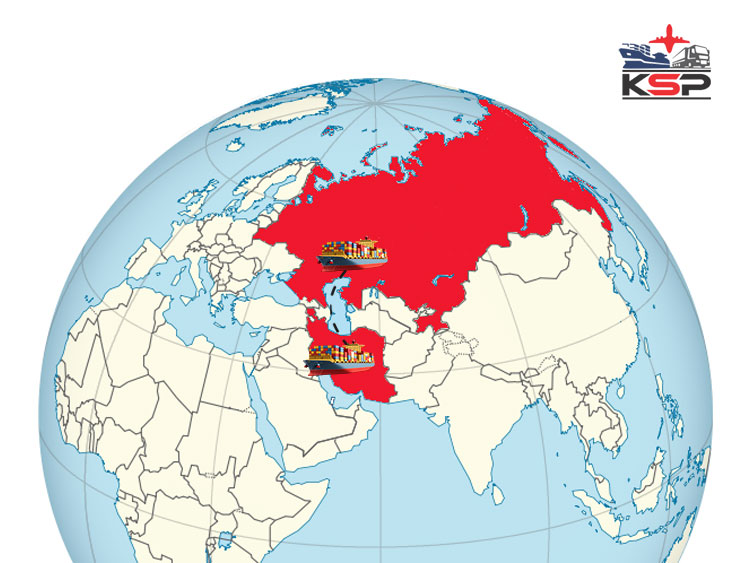مسیر دریایی ایران به روسیه