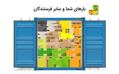 حمل خرده بار از دبی به ایران (LCL)