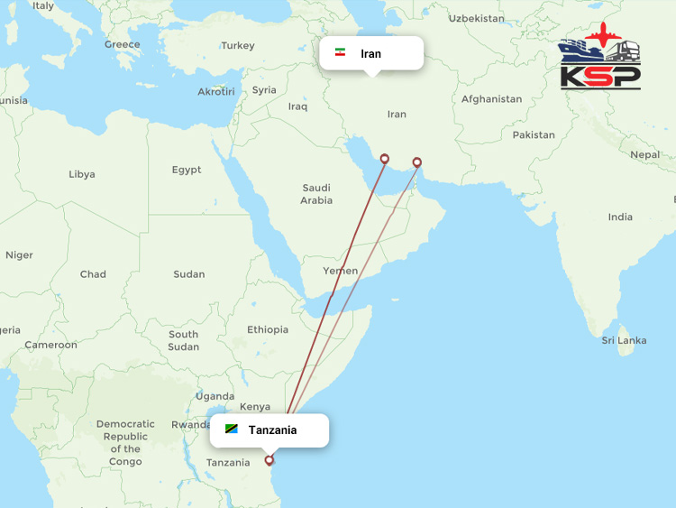 صادرات از ایران به تانزانیا