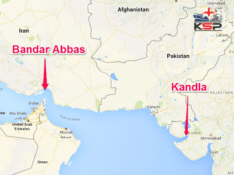 حمل دریایی از ایران به بندر کاندلا
